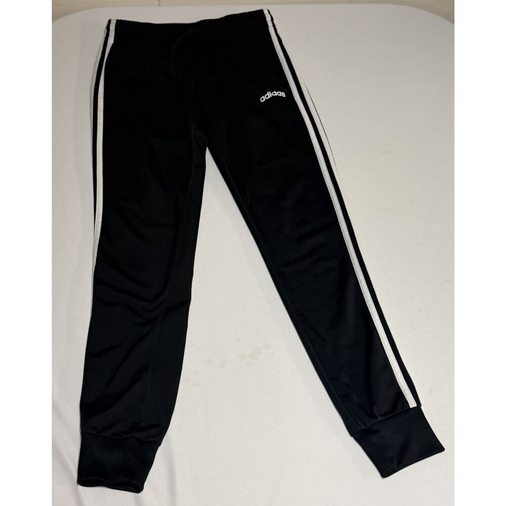 Adidas Women’s Tricot 3-Stripes Tapered Track Pants Black Size XS Training Run